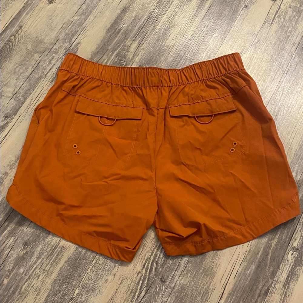 The American Outsdoorsman Nylon Gorpcore Terracotta Curved Hem Shorts SP22 LARGE - Picture 10 of 12